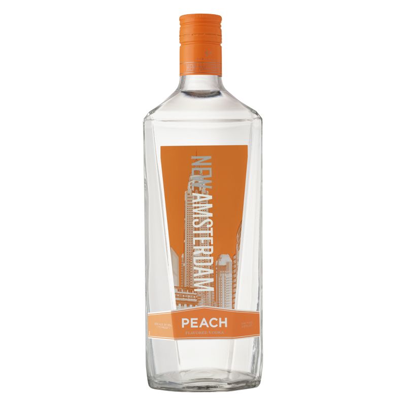 New Amsterdam Peach Flavored Vodka - 1.75L Bottle