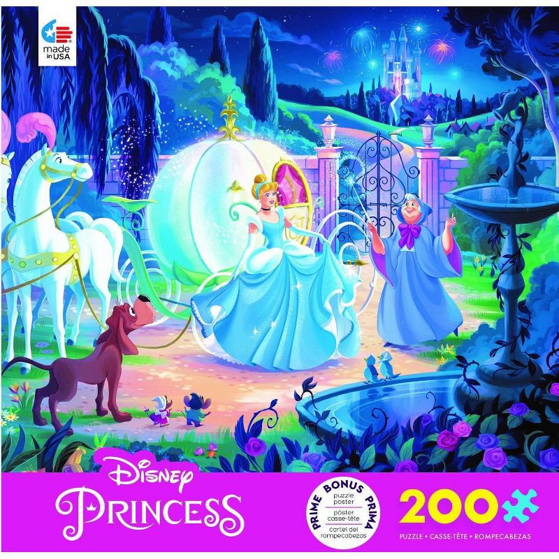 Ceaco Disney Friends: Cinderella's Carriage Jigsaw Puzzle - 200pc