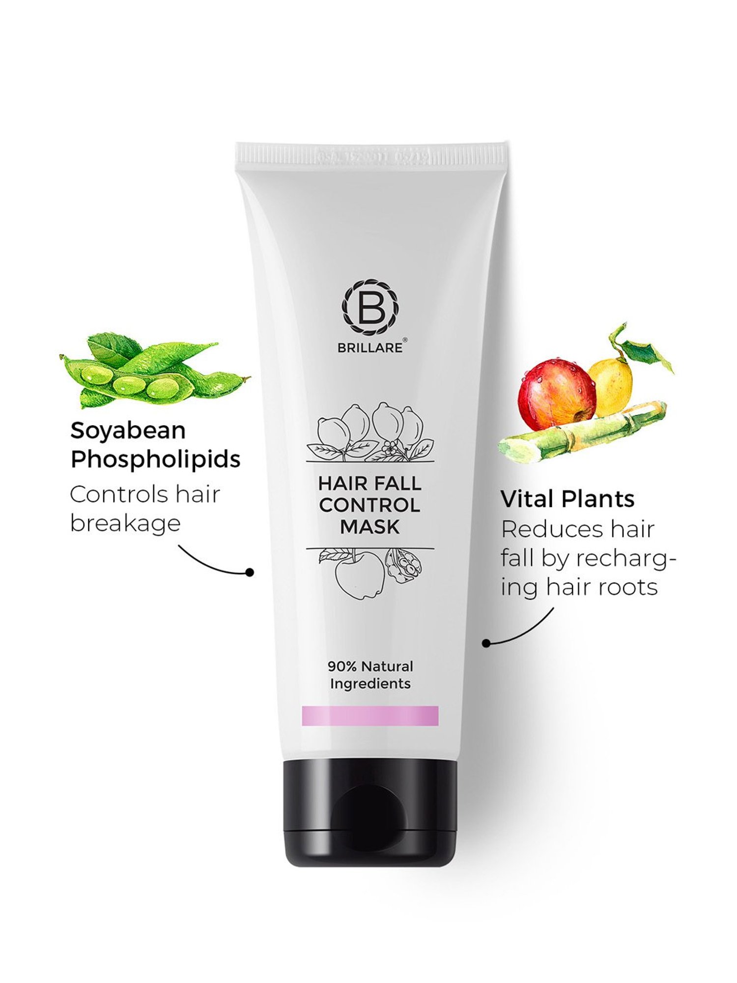 Brillare Hair Fall Control Mask To Hair Fall Reduction - 125 gm