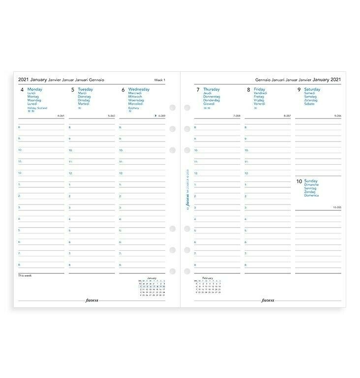 Filofax Original A5 Organizer Raspberry 2021 - 026089