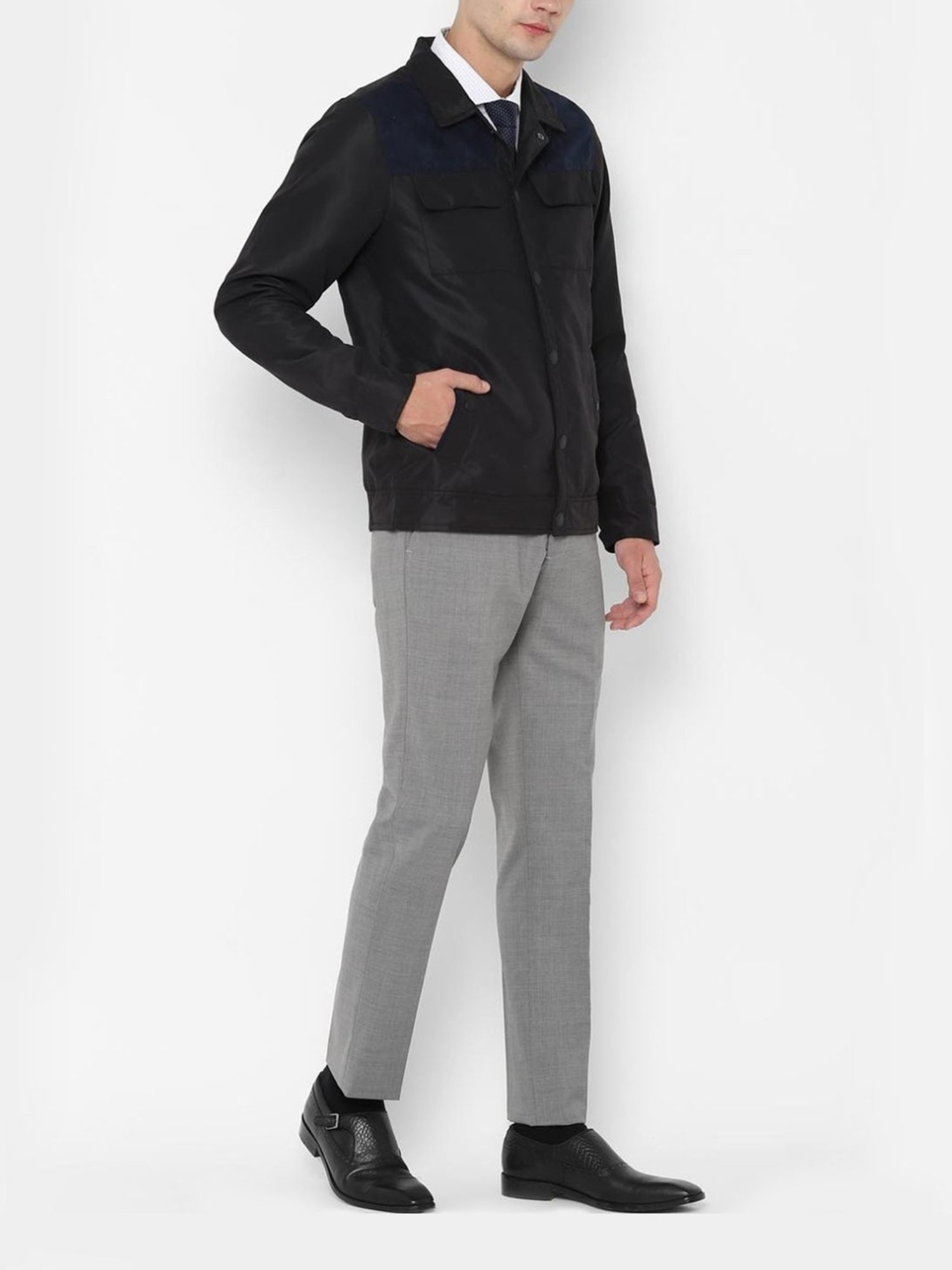 Simon Carter London Black Regular Fit Jacket