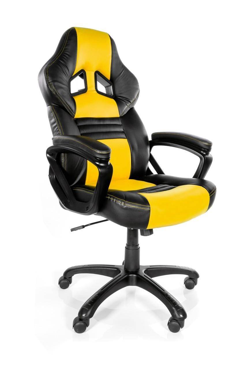 ViscoLogic YARIS Thick Padded Gaming Chair - Black/Yellow
