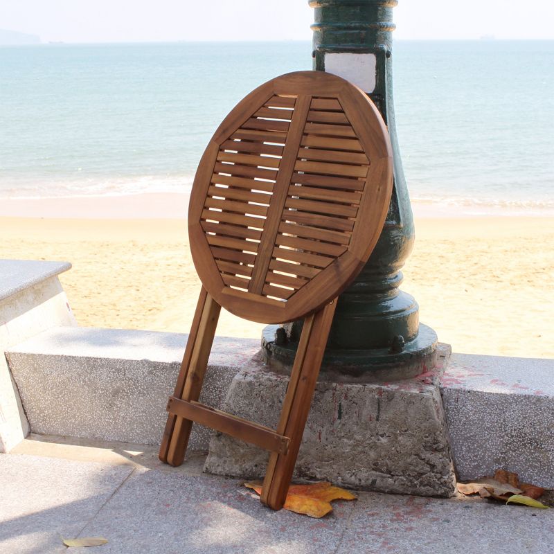 3pc Wood Patio Bistro Set - Brown - Merry Products