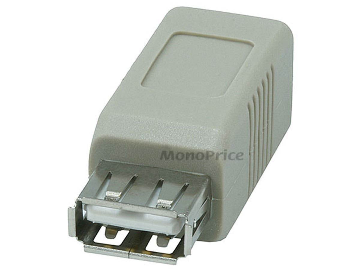 Monoprice USB 2.0 A Female/B Female Adapter