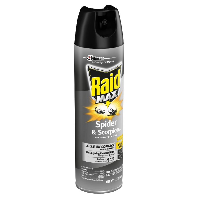 Raid Max Spider & Scorpion Killer Spray - 12oz/1ct