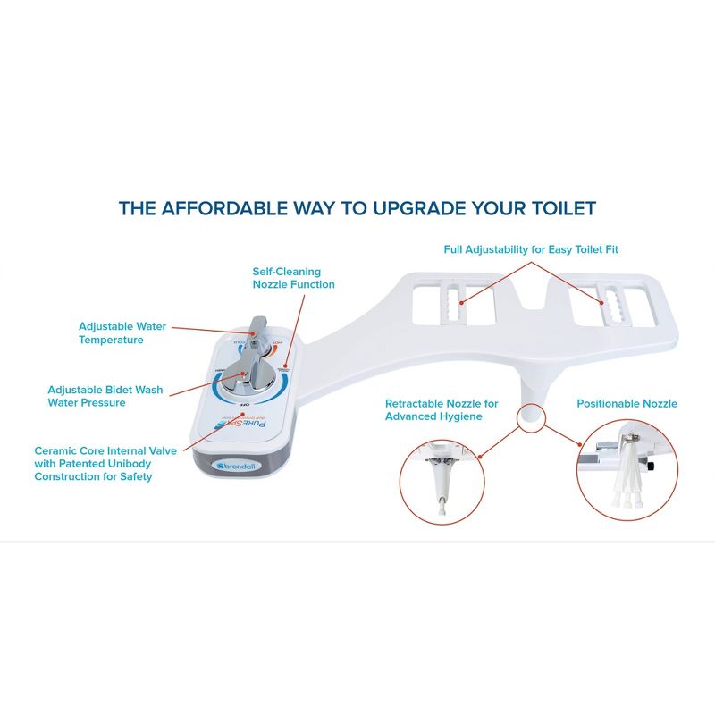 Pure Spa Dual Temperature Bidet Attachment - Brondell