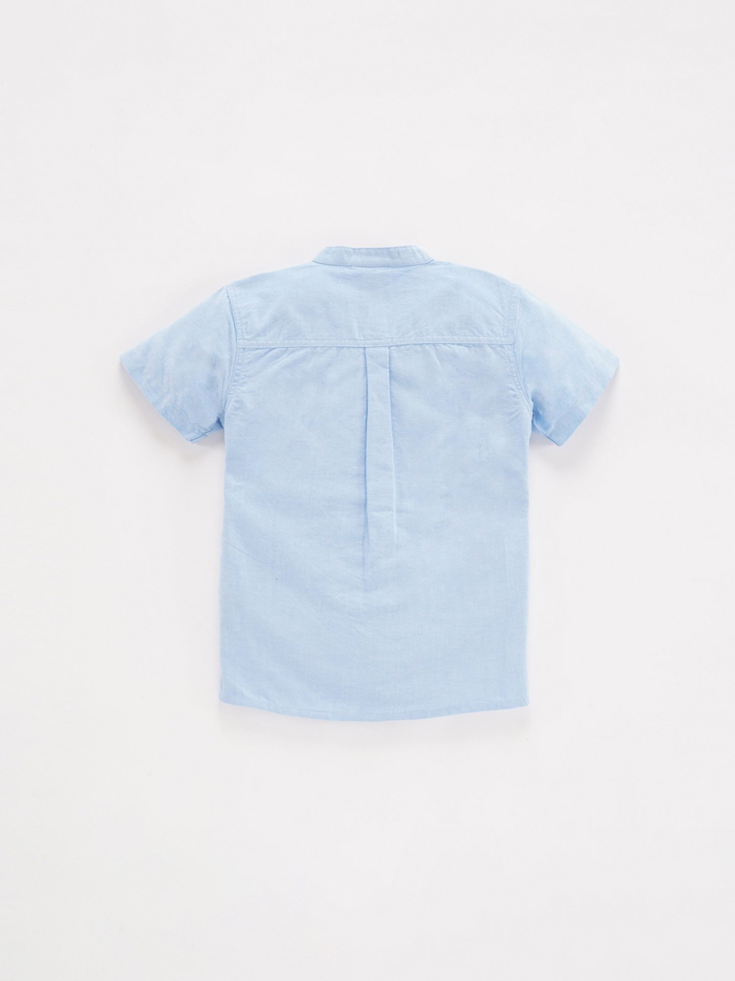 Ed-a-Mamma Kids Blue Solid Shirt