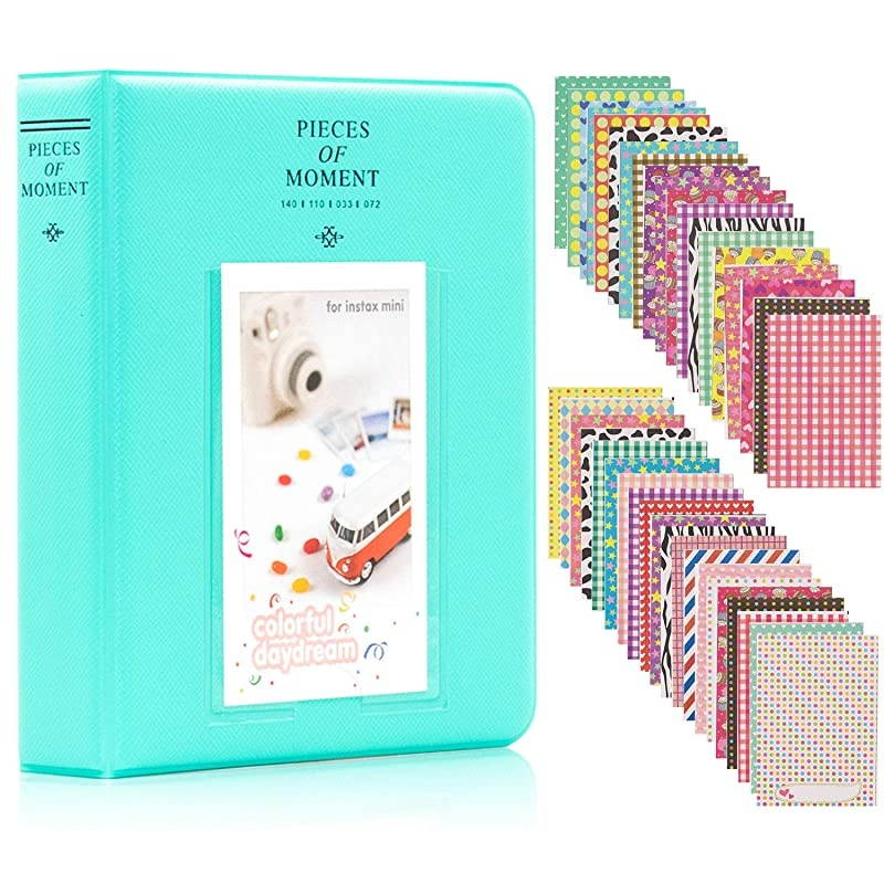 64 Pockets Mini Photo Album for Fujifilm Instax Mini 7s 8 8+ 9 25 26 50s 70 90 Instant Camera amp Name Card 64 Pockets Mint n