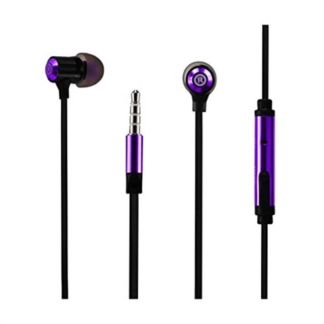 Reiko Flat Cable Bass Earphone With Mic