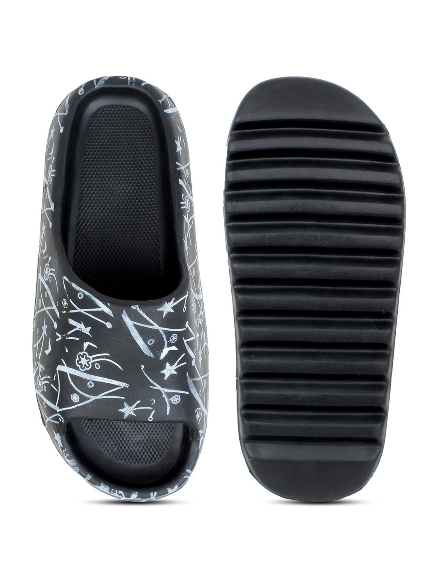 Pampy Angel Men's Black Slides