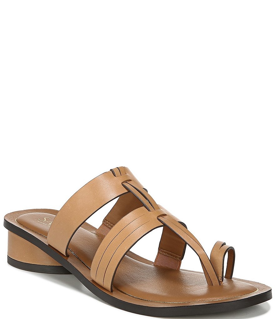 Sarto by Franco Sarto Tasha Leather Toe Ring Thong Sandals