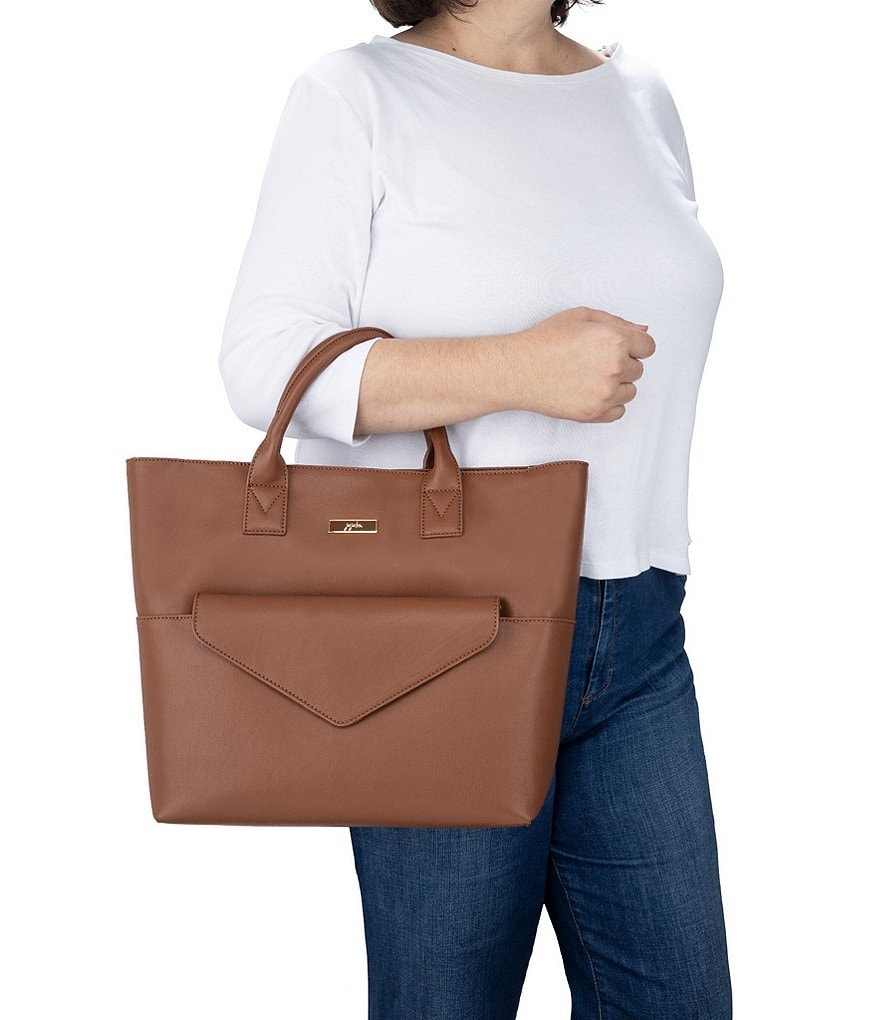 Ju-Ju-Be Eco Leather Zip Top Tote Bag