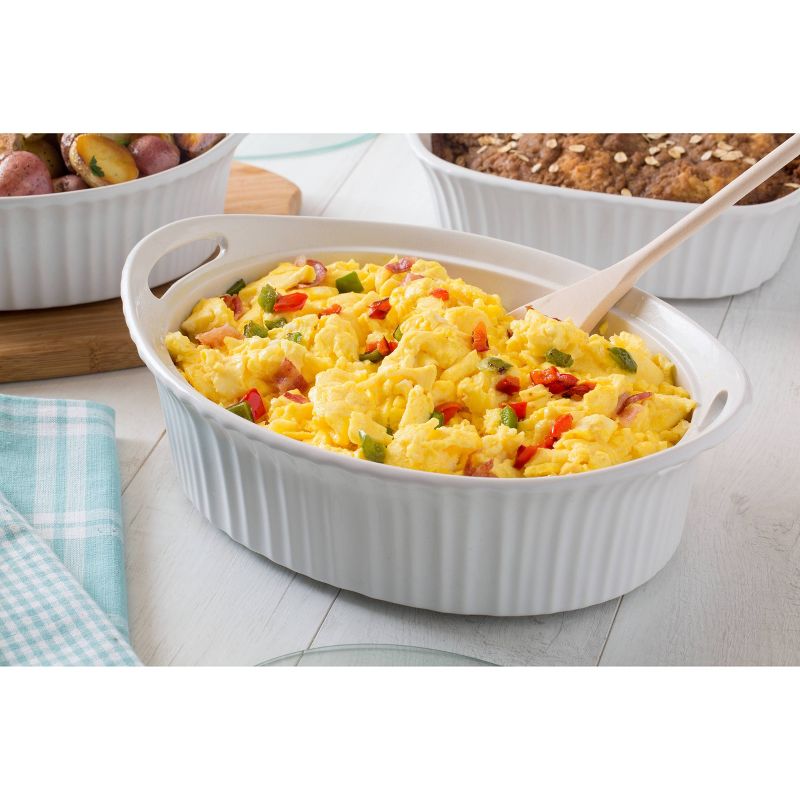 CorningWare 2.5qt Ceramic Casserole White