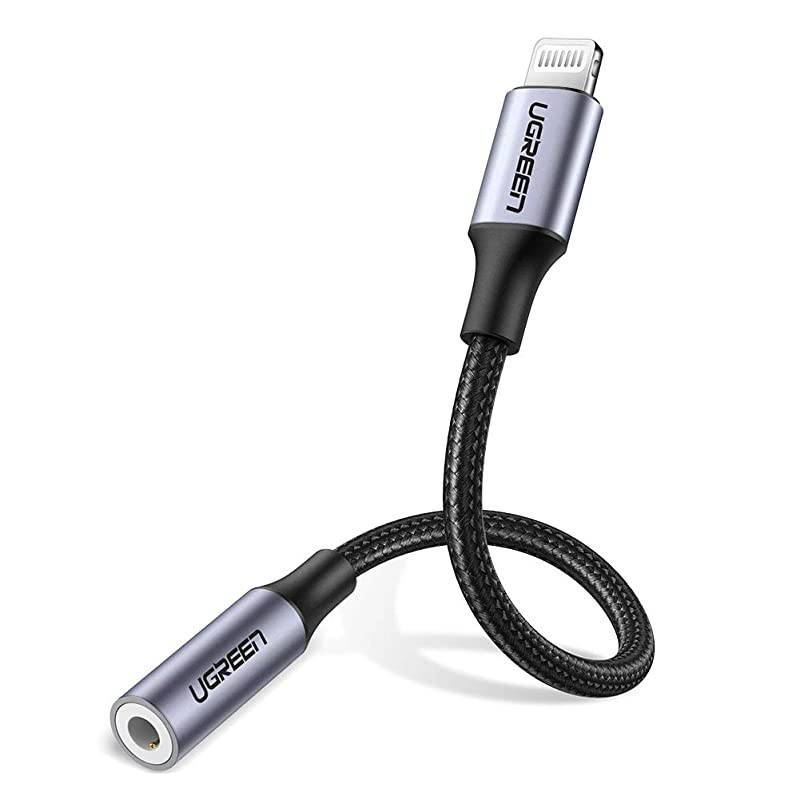 Headphones Adapter for Apple MFi Certified iPhone Lightning to 3.5mm Jack Converter for iPhone 12 Mini 12 Pro Max 11 Pro Max X XR XS iPhone 7 7P 8 8P