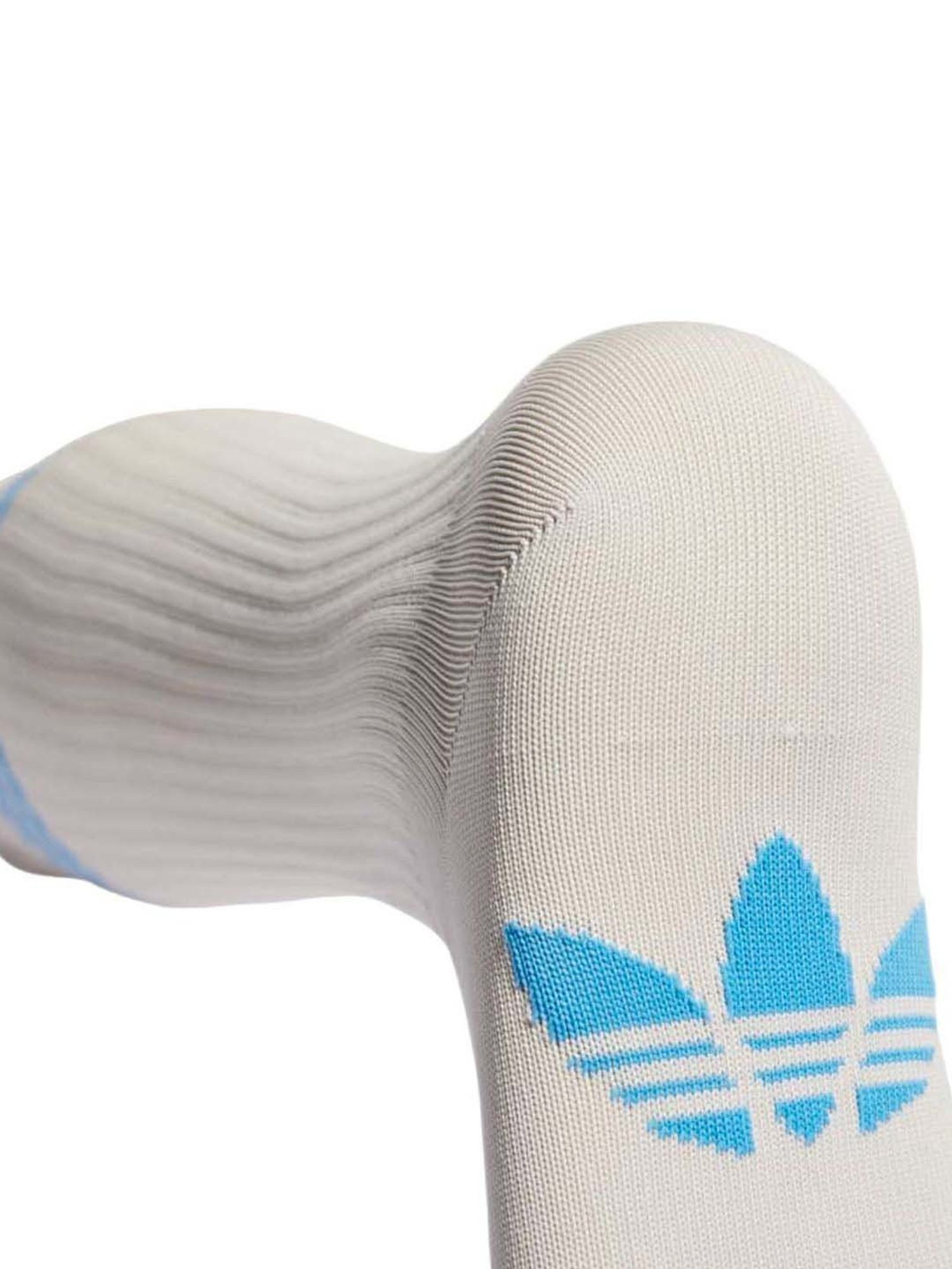Adidas Blue Version High Pearl Grey & Pulse Blue Solid Socks