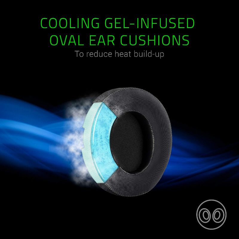 Razer Kraken Gaming Headset for Console - Oval Ear Cushions - 50 mm Drivers