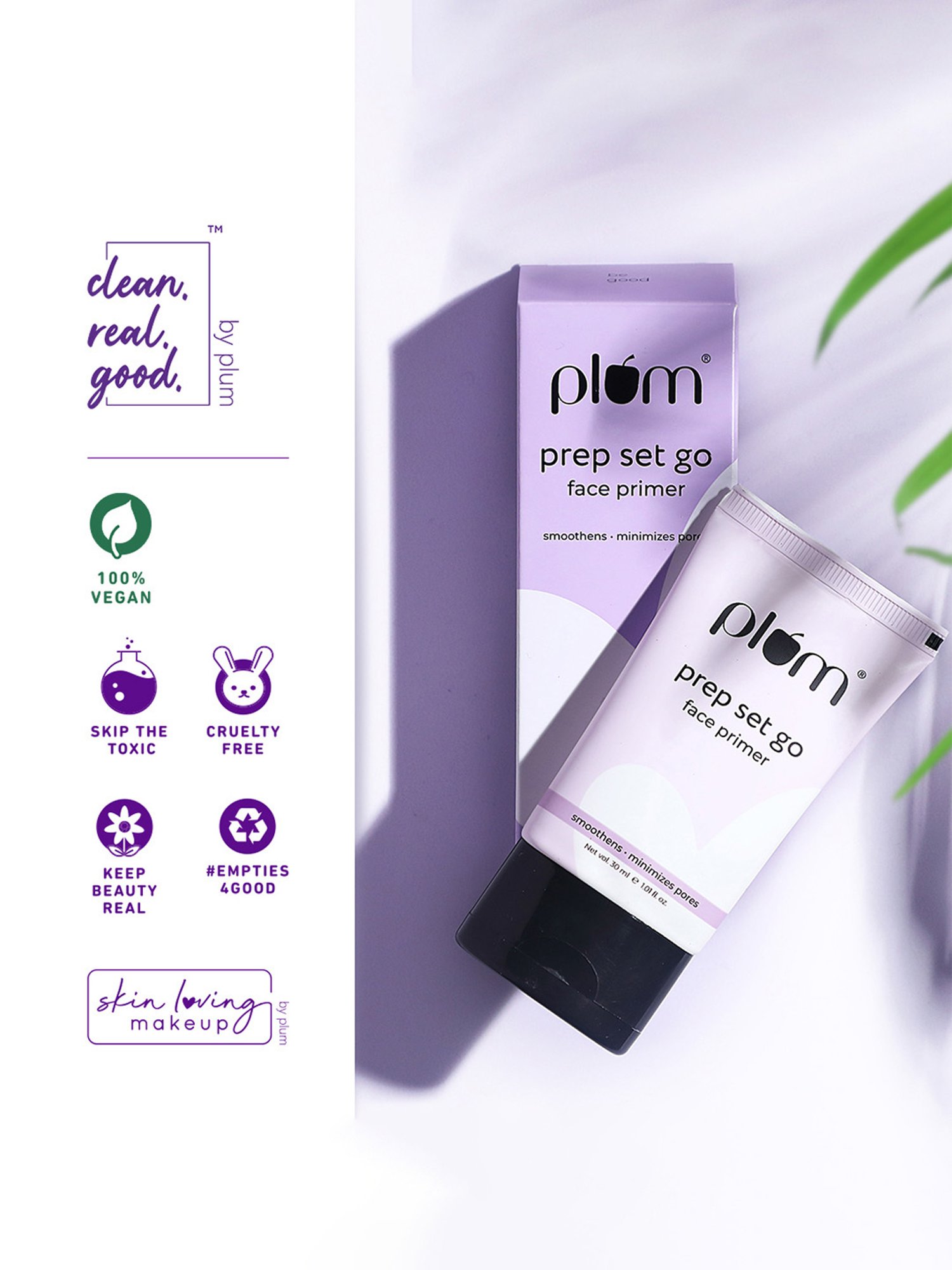Plum Prep Set Go Face Primer - 30 ml