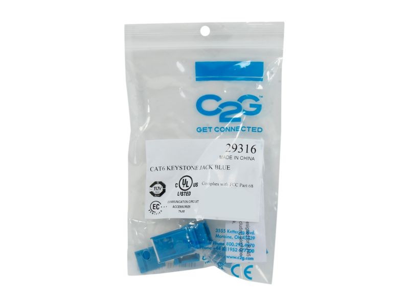 Micro Connectors CAT5 RJ45 Coupler F-F Straight