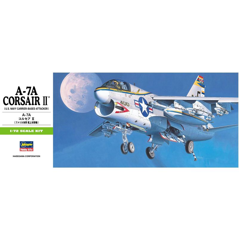 Hasegawa US Navy A-7A Corsair II Aircraft 1/72 Scale Model Kit