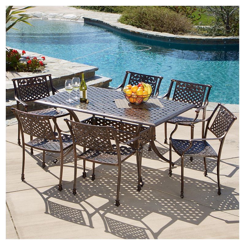 5pc Milano Dining Tan - Royal Garden