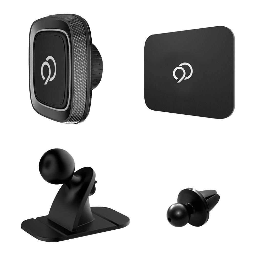 Nimbus9 Magnetic Universal Car Mount Dash and Vent V2 Black Car Holders And Mounts