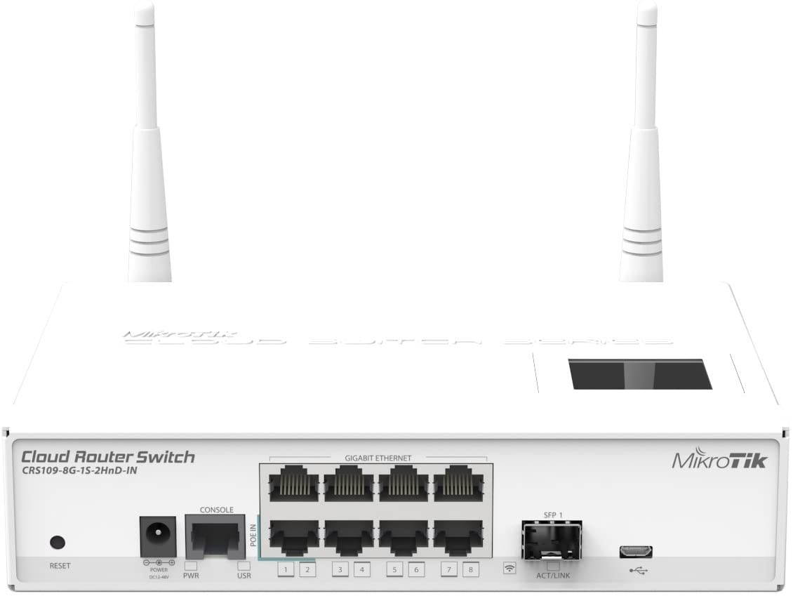 MikroTik Cloud Router Switch CRS109-8G-1S-2HnD-IN