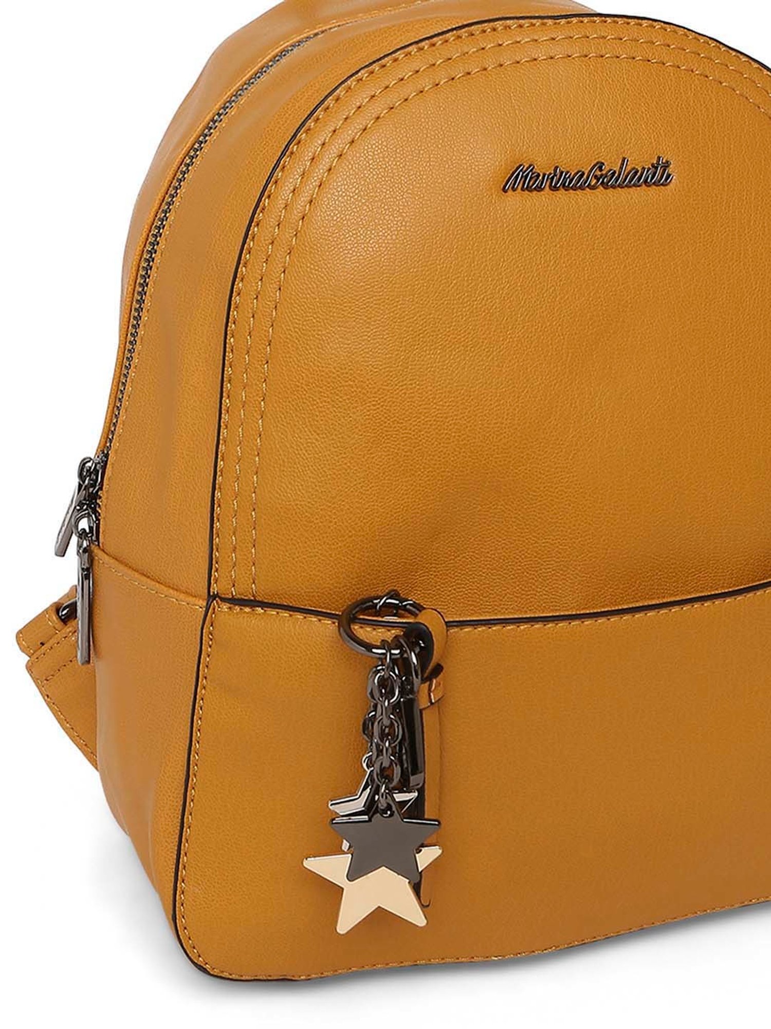 Marina Galanti Yellow Medium Backpack