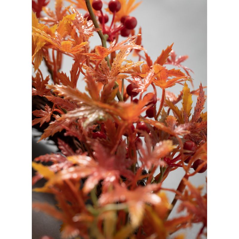 Northlight Frosted Pine Cone and Foliage Artificial Christmas Twig Wreath - 15 Inch, Unlit