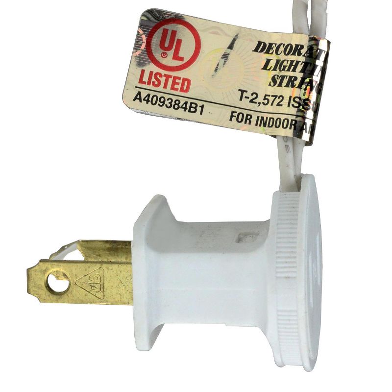 J. Hofert Co 6' Lighted White Spiral Christmas Tree Scuplture Yard Art - Red Lights