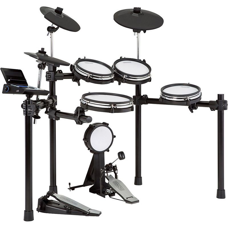 Simmons SD600 Electronic Drum Kit With Mesh Pads, Bluetooth and DA2110 Drum Set Monitor