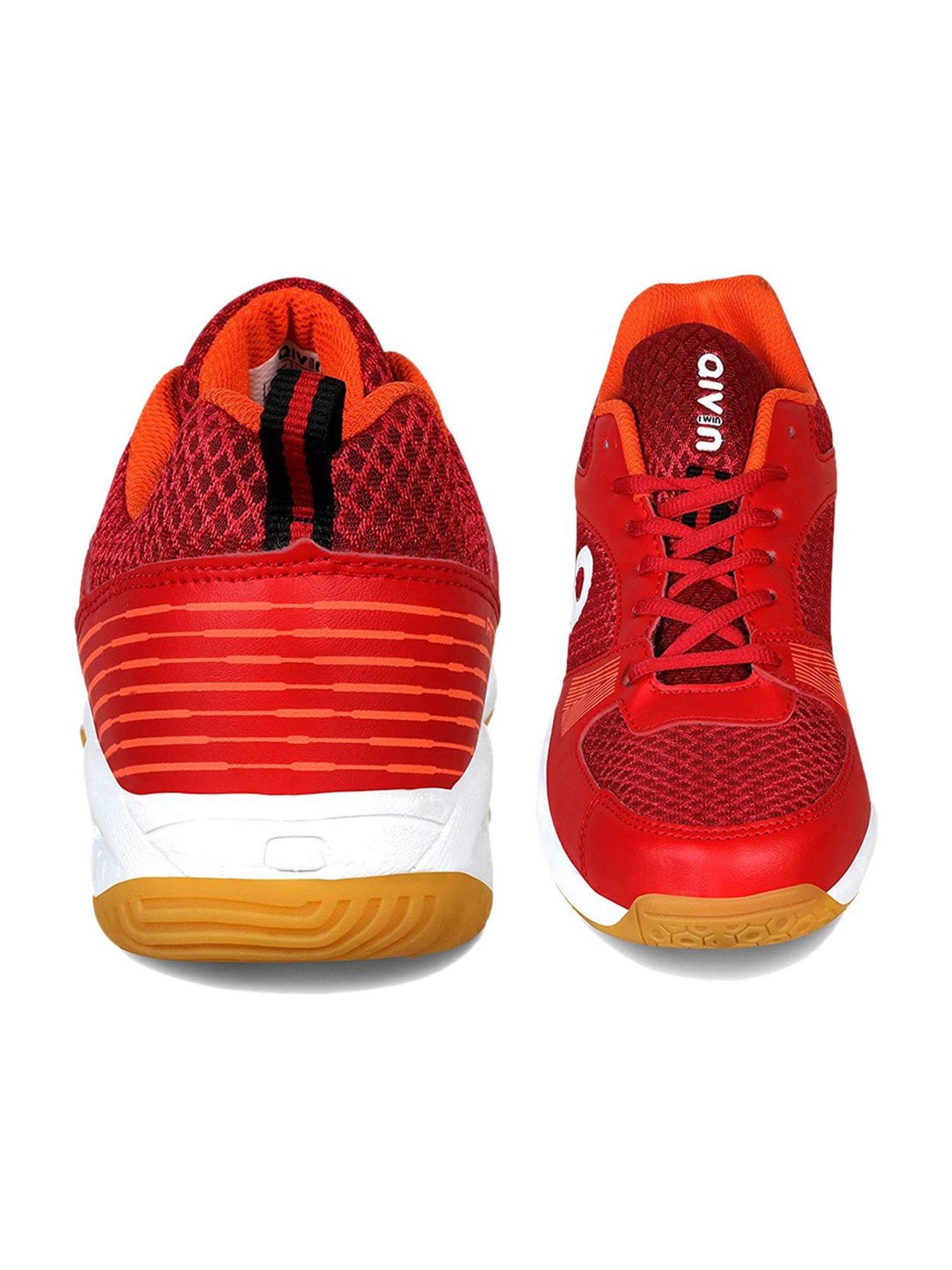 AIVIN Men's Attract Red Tennis Shoes