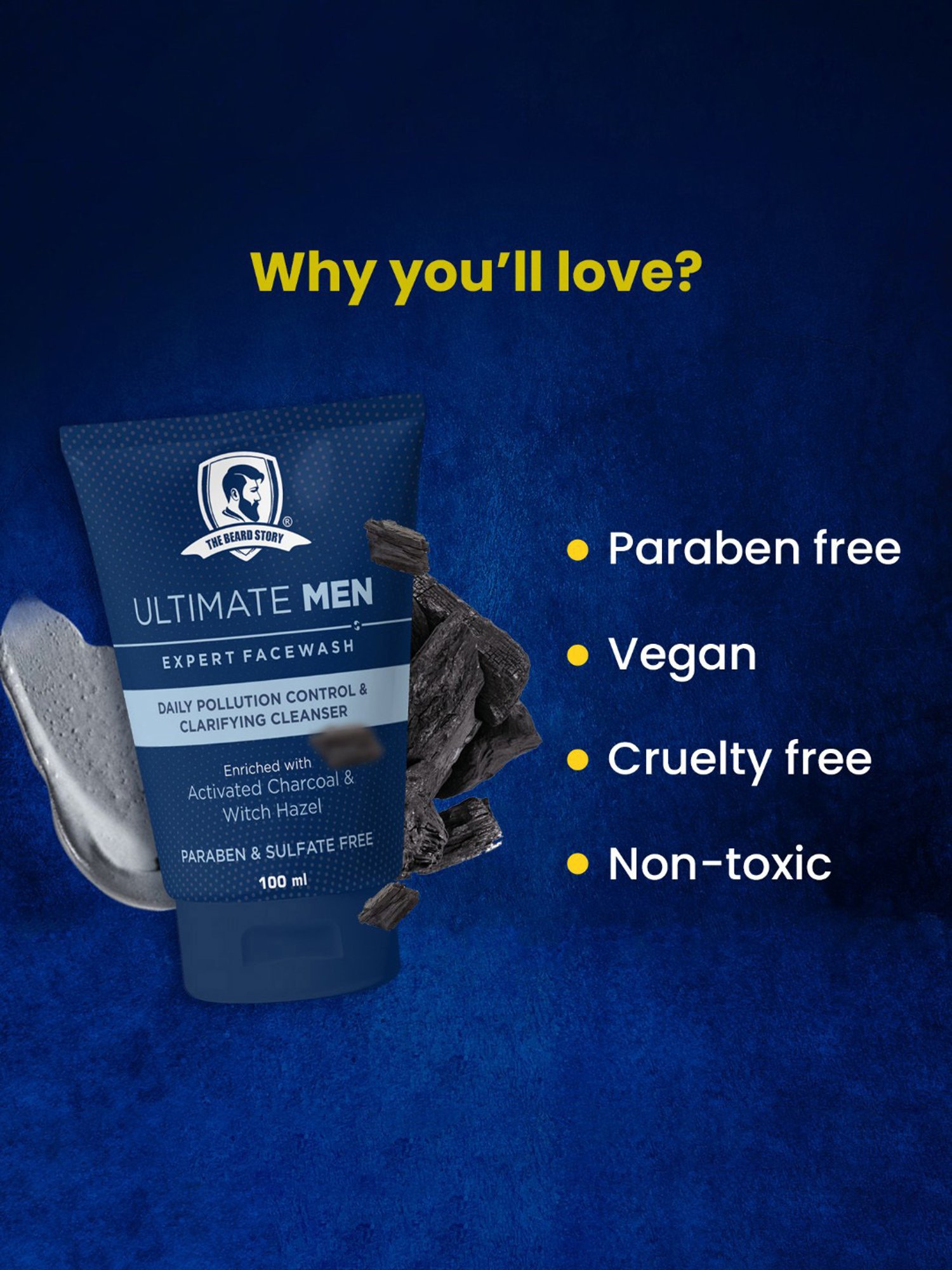 The Beard Story Ultimate Men Expert Face Wash - 100 gm