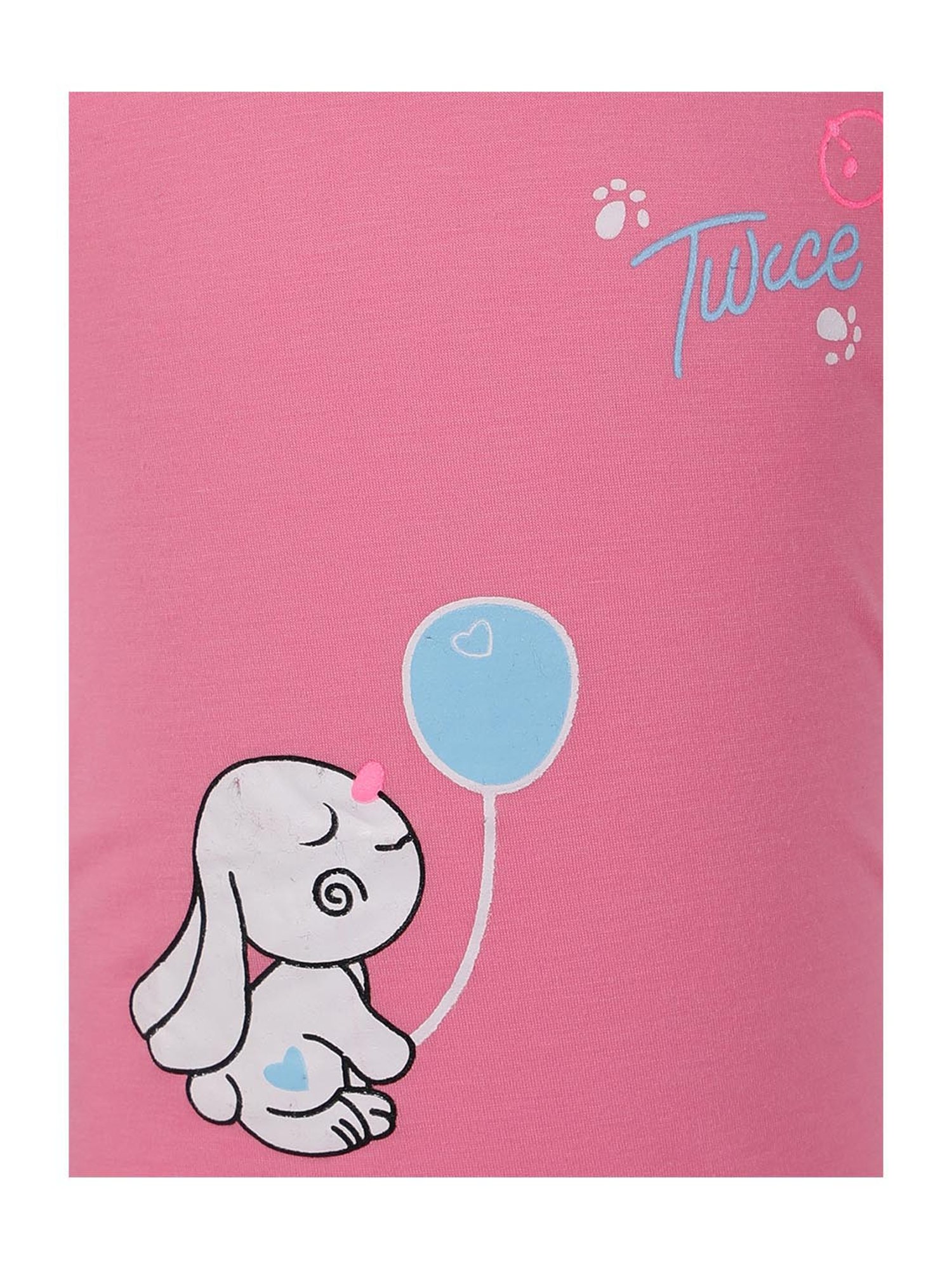 Passion Petals Kids Pink Cotton Printed Top