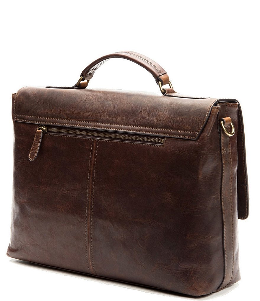 Frye Logan Top Handle Leather Briefcase