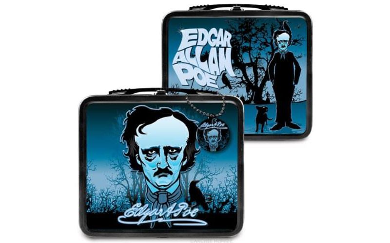 Accoutrements Edgar Allan Poe Metal Lunch Box