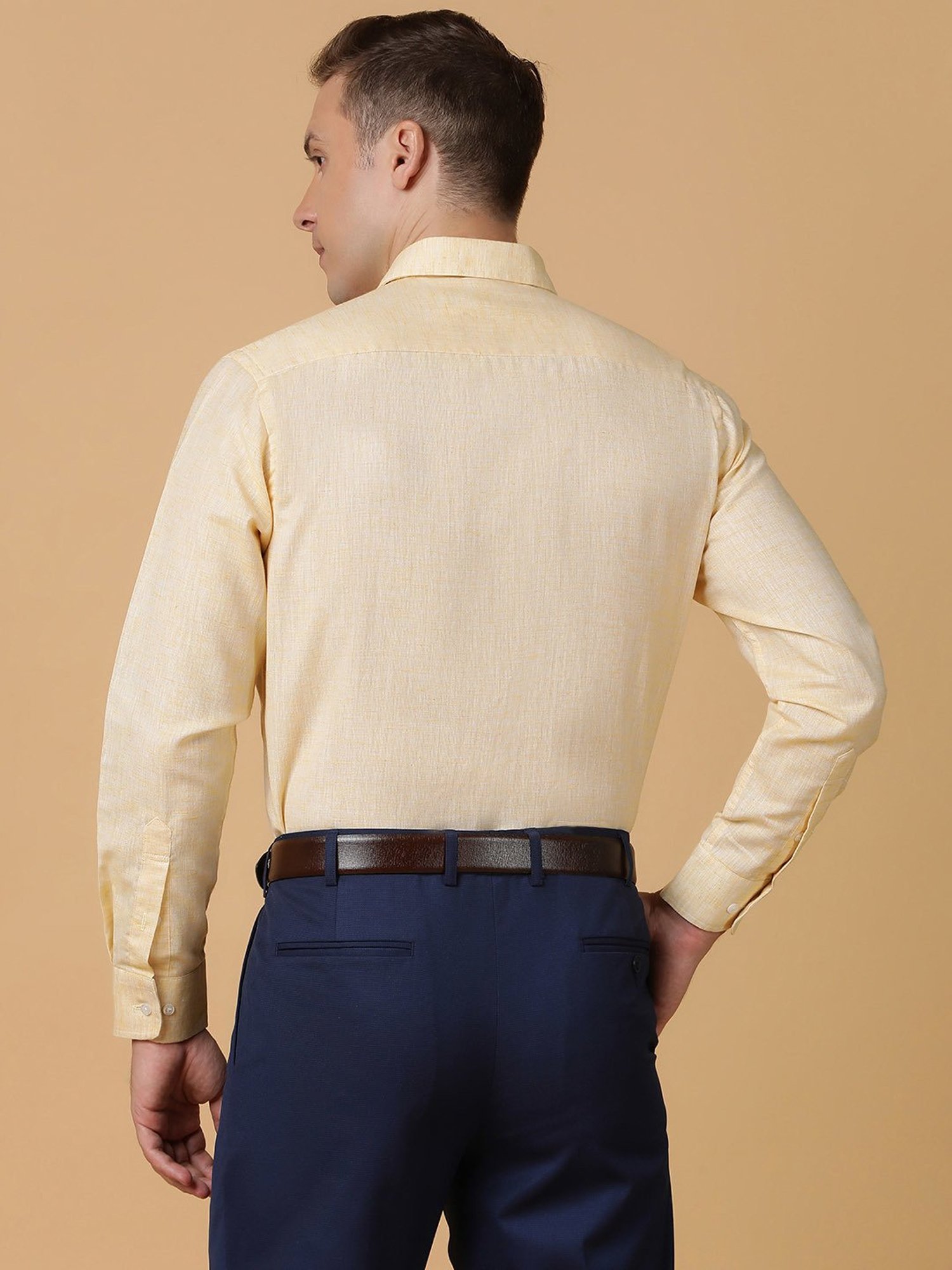 TABARD Yellow Regular Fit Shirt