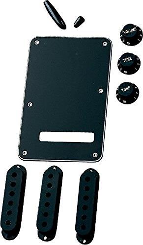 fender electric guitar strat accessory kit  black
