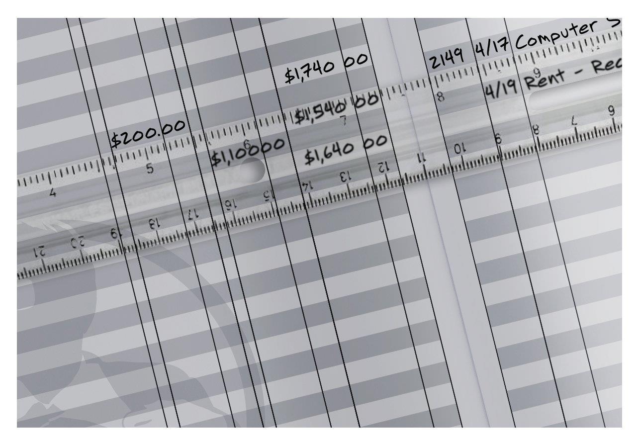 8-1/2x11 Large Check Register, Oversized Check Book