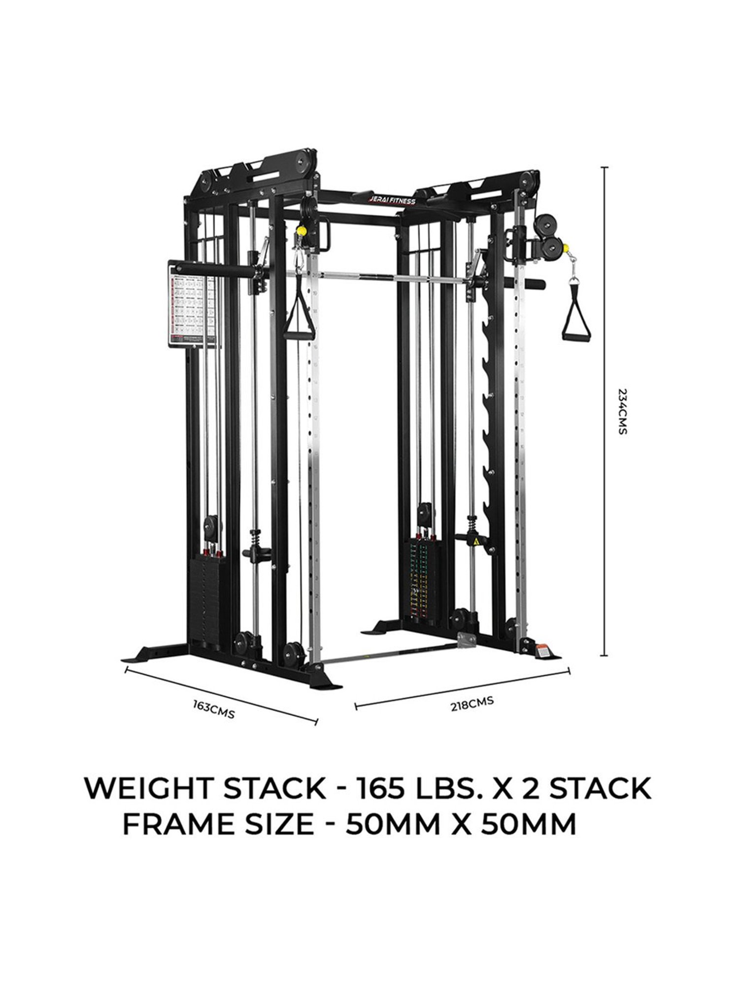 Jerai Fitness JHPTS50 Training Station (Black)