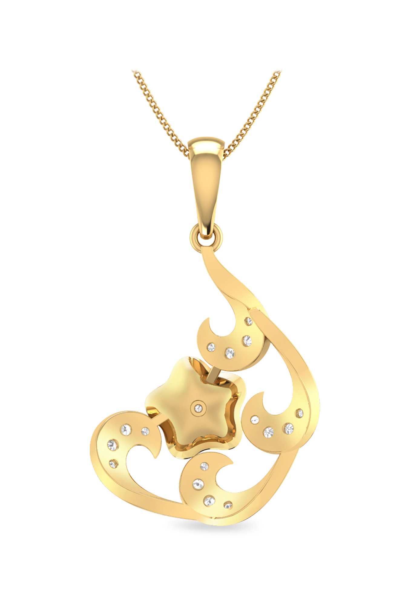 PC Jeweller Darrock 22 kt Gold Pendant without Chain