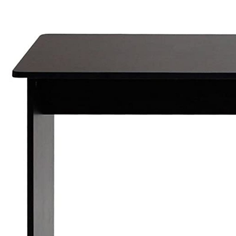 Furinno Simplistic Multipurpose Rectangular Home Office Flat Top Study Table Computer Desk Organizational Work Station, Espresso