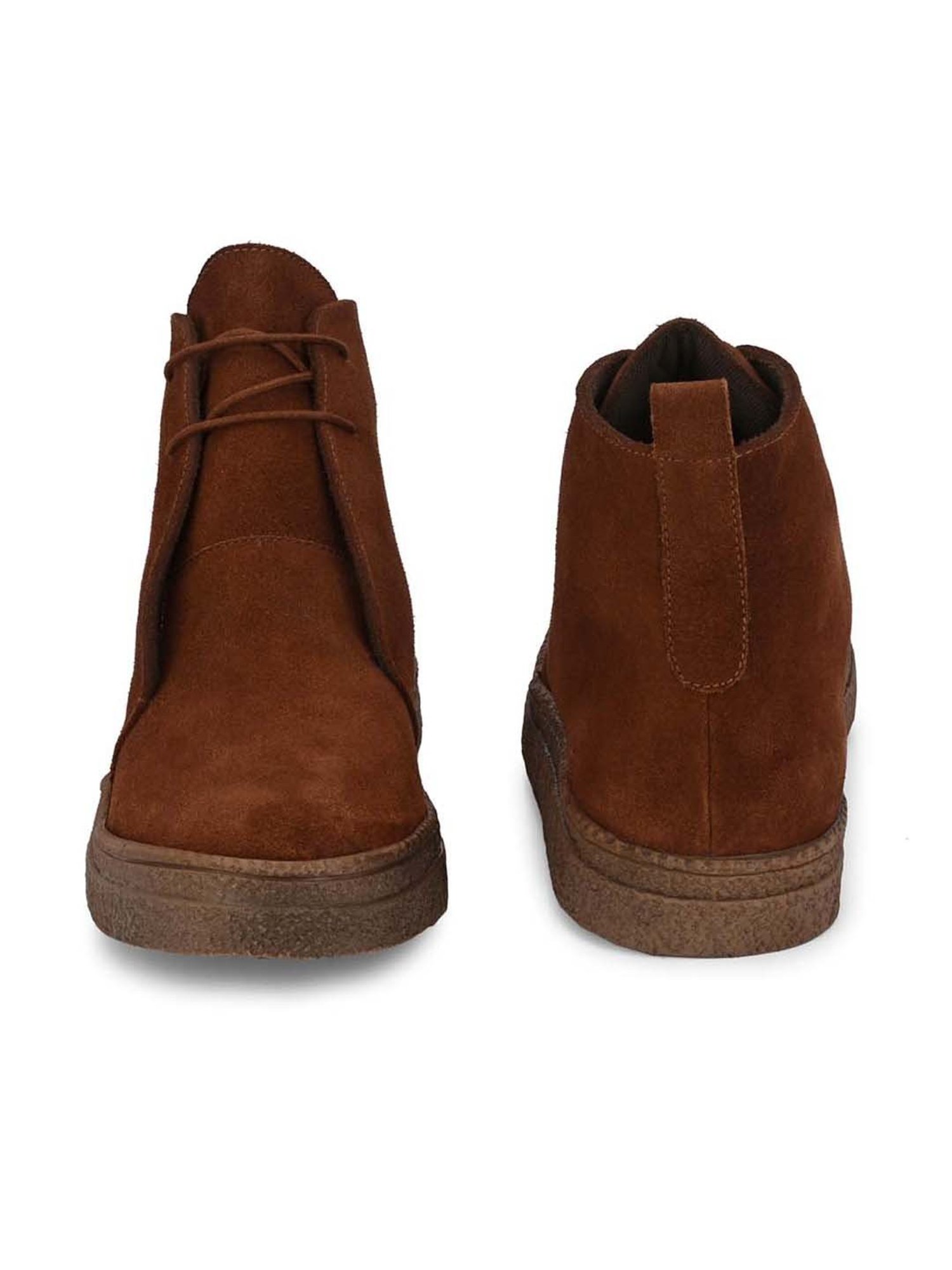Carlo Romano Men's Tan Chukka Boots
