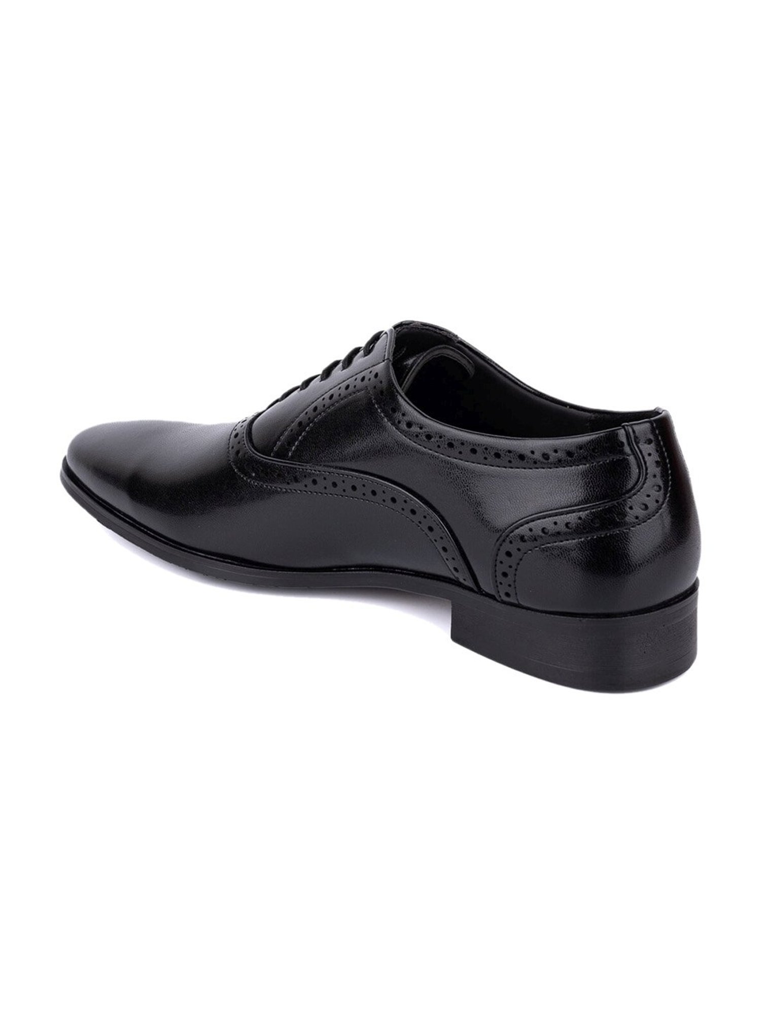 Hydes N Hues Men's Black Brogue Shoes
