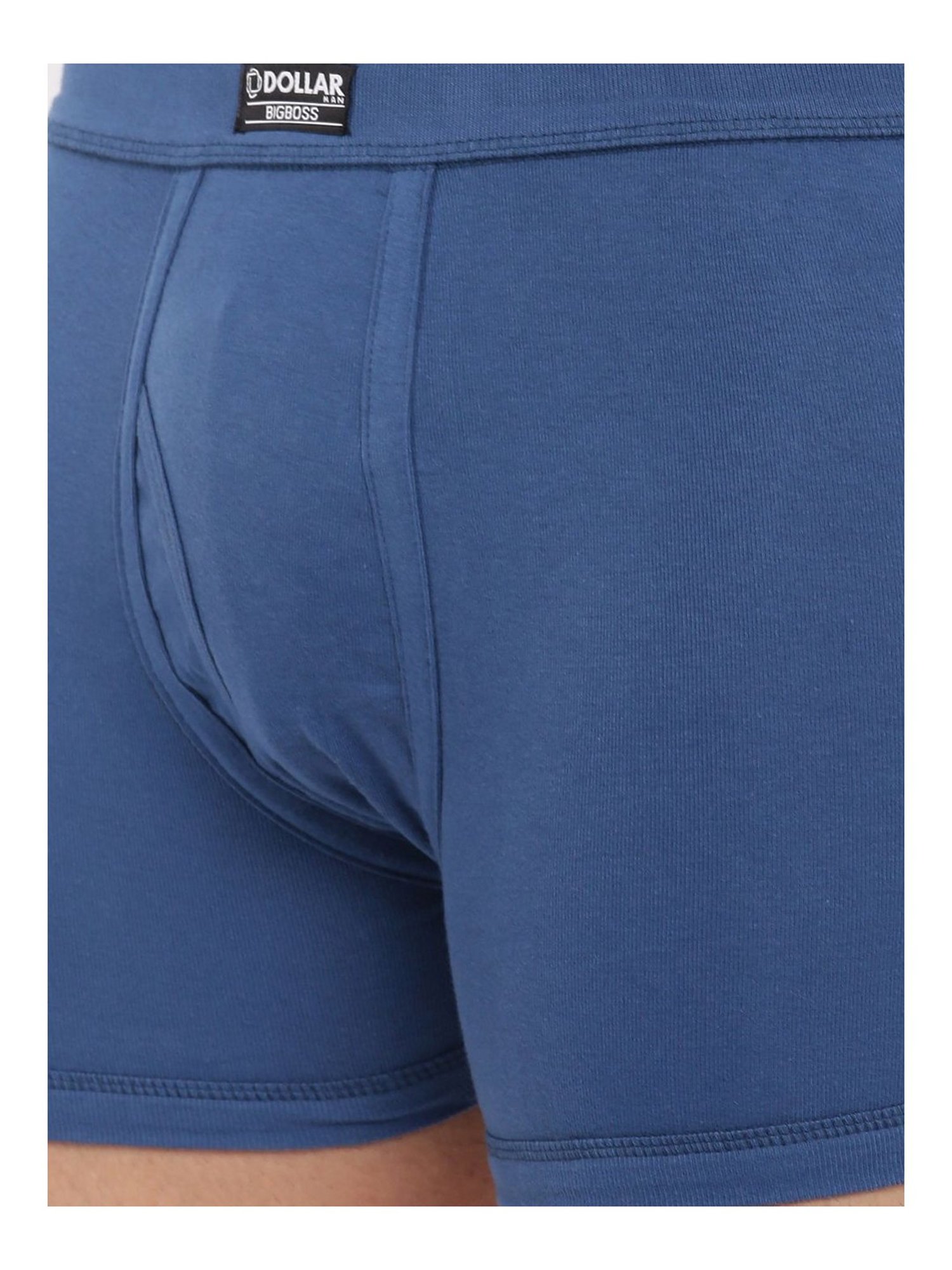 Dollar Bigboss Assorted Color Cotton Trunks (Pack Of 3)