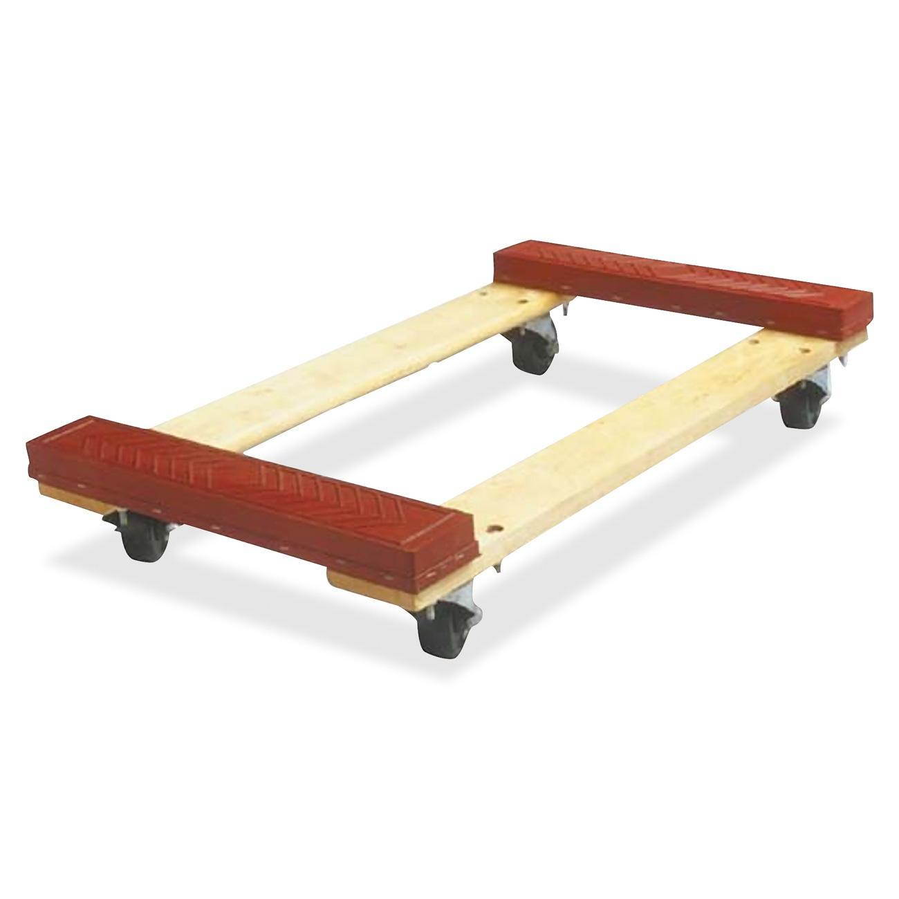 Sparco Hardwood Dolly 1000 lb Cap. 18"x30"x6-1/8" Red 68981