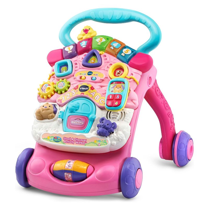 VTech Stroll and Discover Activity Walker - Pink