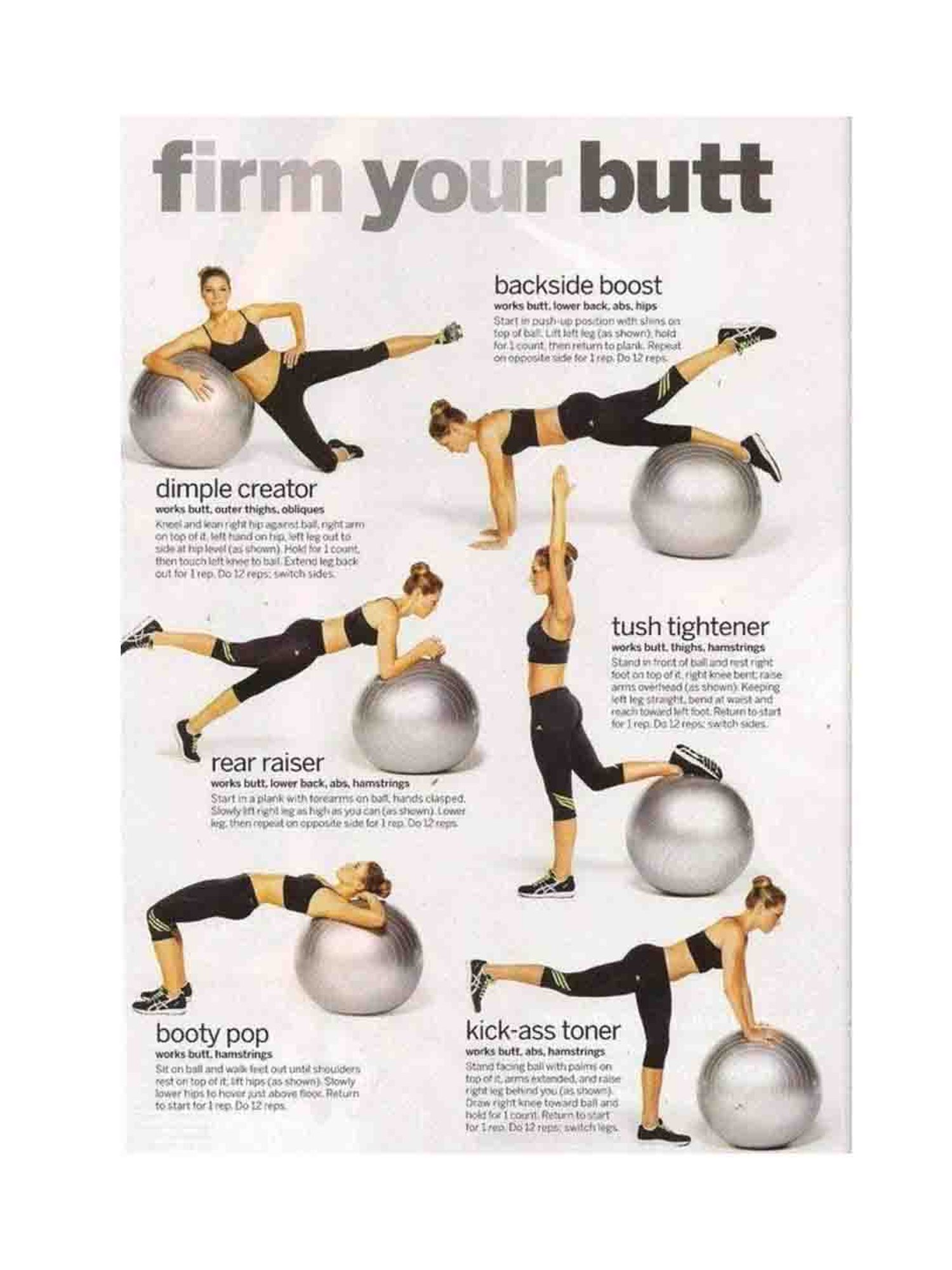 B Fit ANTI Burst Gym Ball Siz 65 cm (Silver)