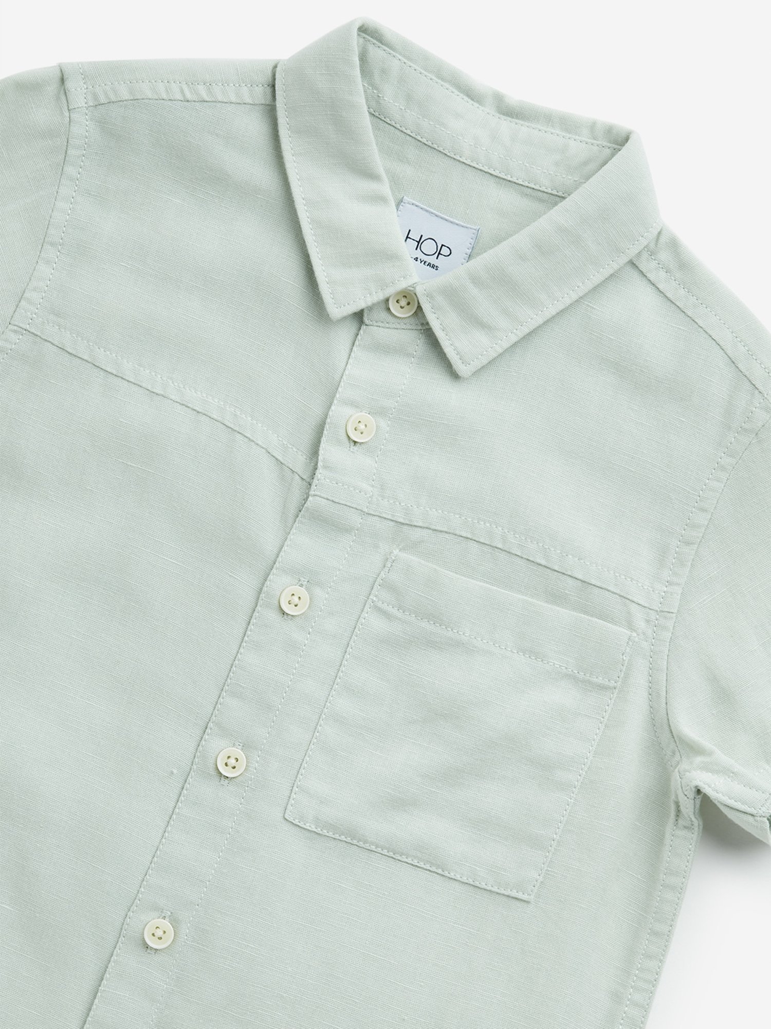 HOP Kids by Westside Sage Blended Linen Shirt