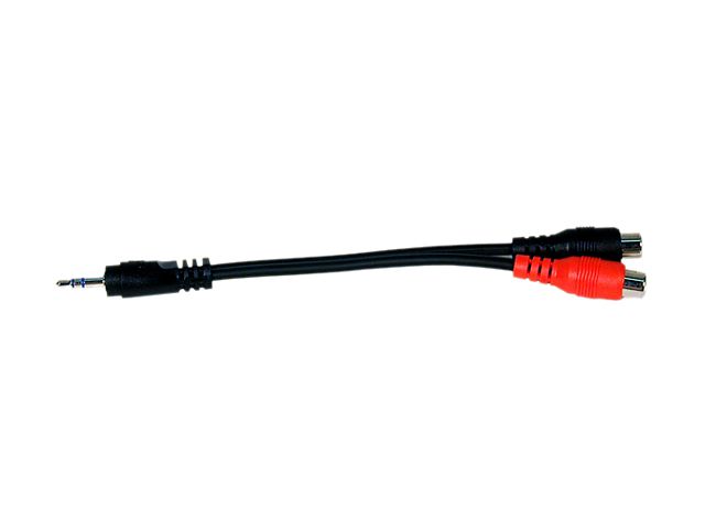 Comprehensive MP/2PJ-CS 6" 3.5mm Stereo to 2 RCA Cable