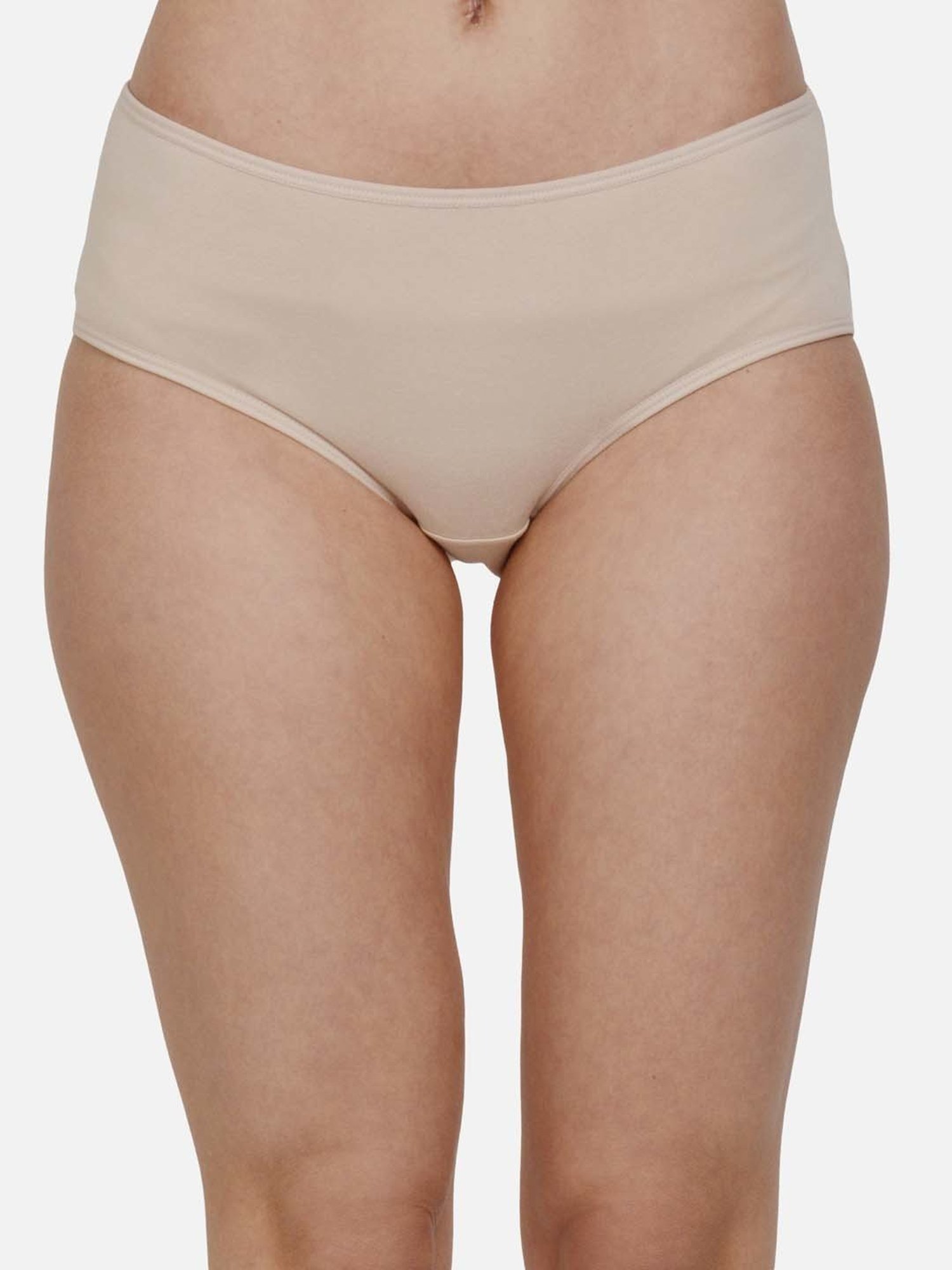 mod & shy Beige Cotton Hipster Panty